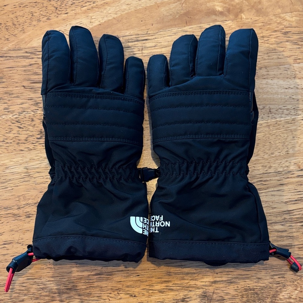 The North Face Black Kids Winter Ski Gloves Large